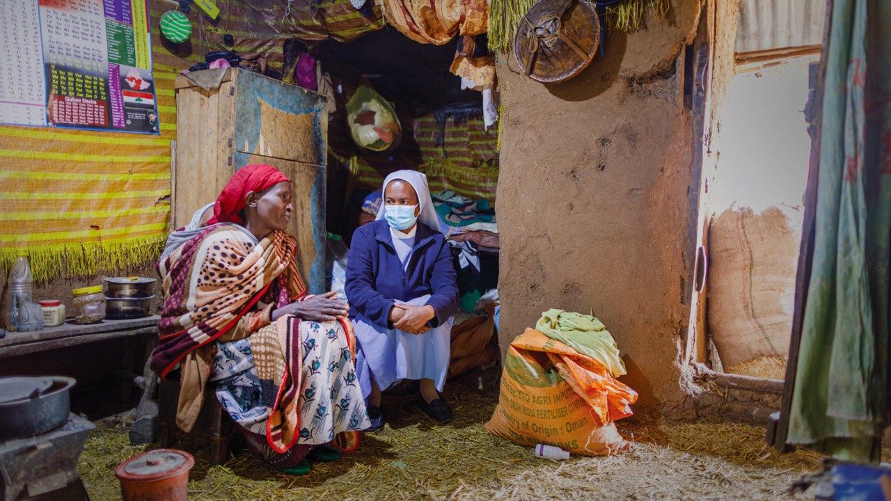 Kyrklig hjälp håller barn vid liv i Addis Abeba